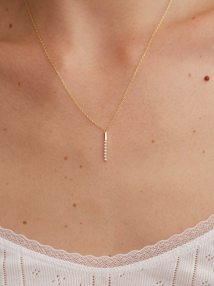 S925 Sterling Silver Comet Tassel Necklace
