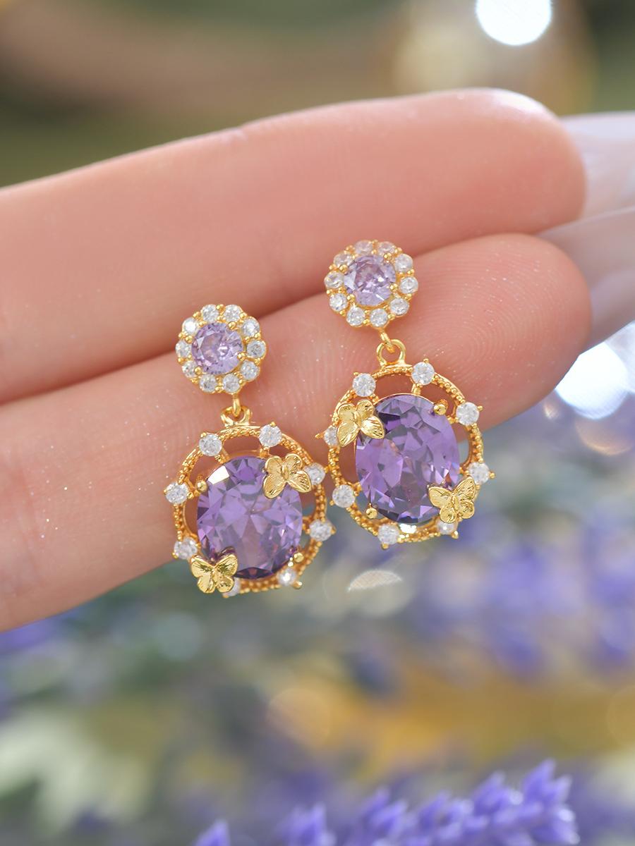 Isabeau Lavender Earring