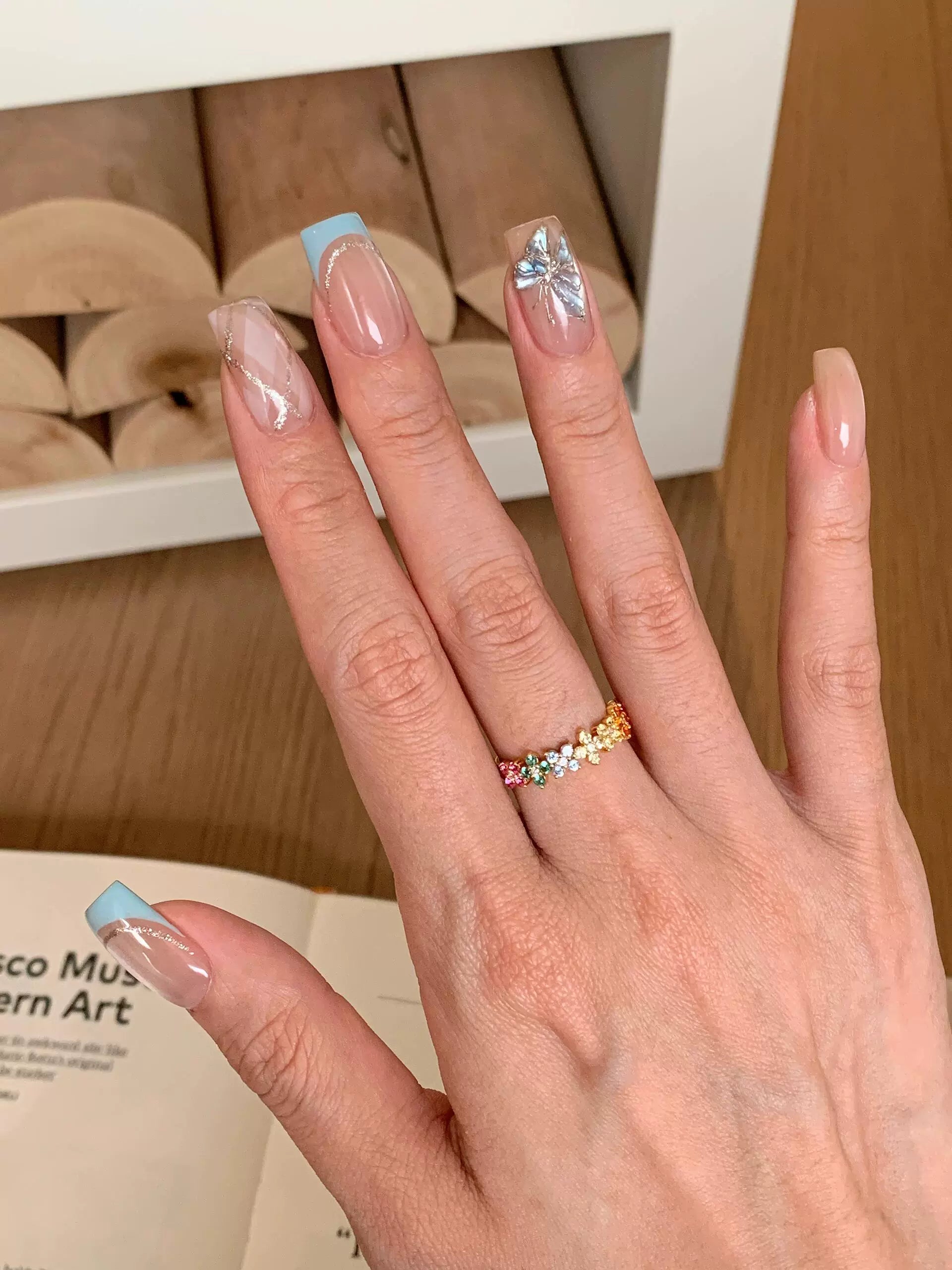 925 Sterling Silver Daisy Flower Ring