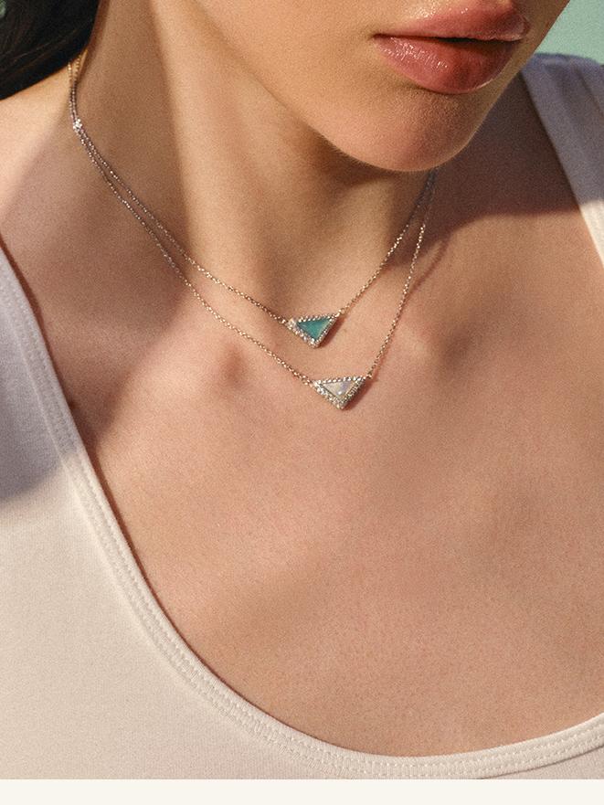 Delta Necklace- PRERDER- SHIP ON AUG 25