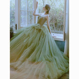 Green Forest-Inspired Graduation Dress – Elegant Host Dress