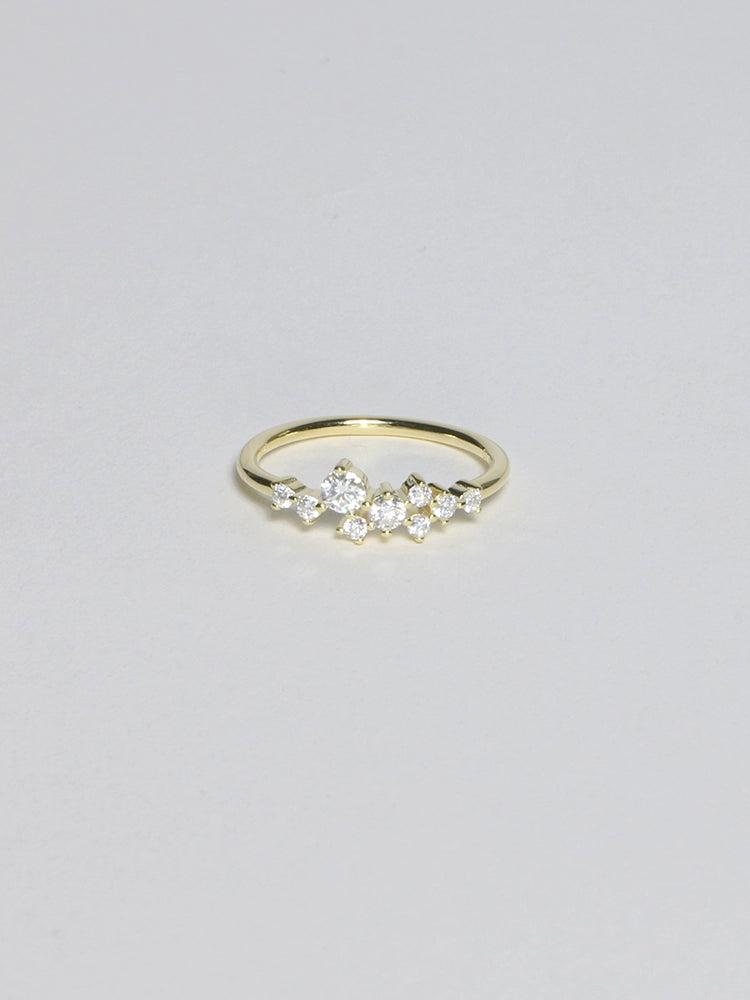 S925 Sterling Silver Moissanite Lace Ring