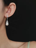 bridal teardrop earrings