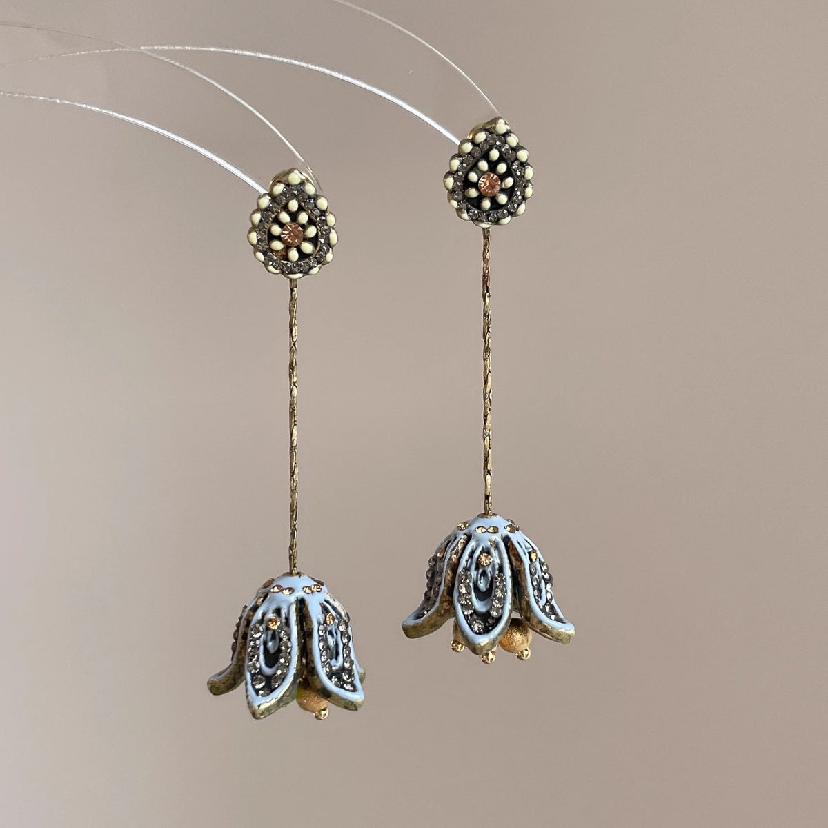 Secret Garden Bluebell Earrings