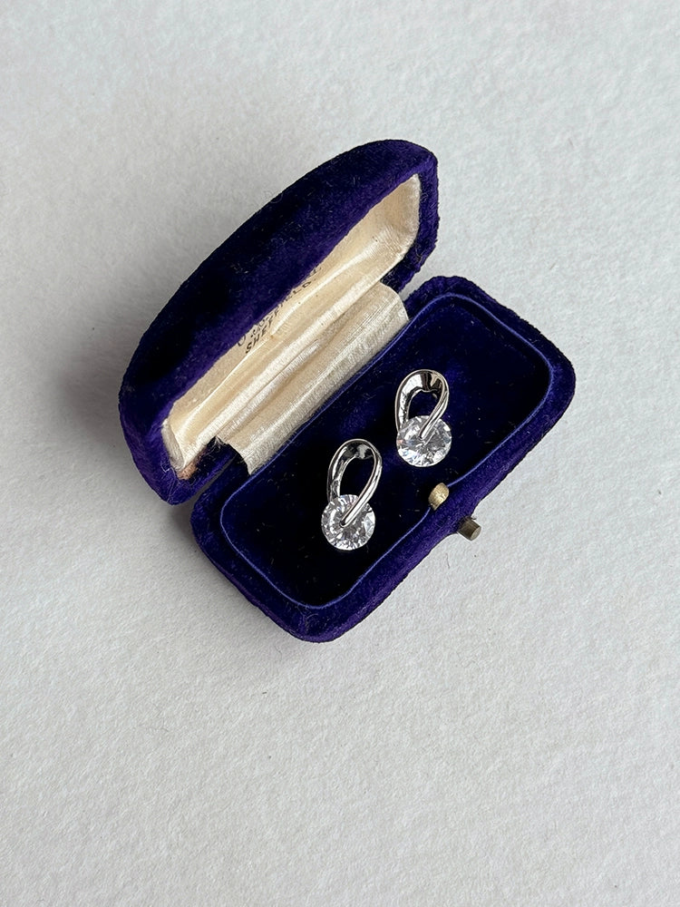 AAA Cubic Zirconia Sparkling Stud Earrings
