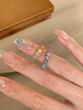 925 Sterling Silver Daisy Flower Ring