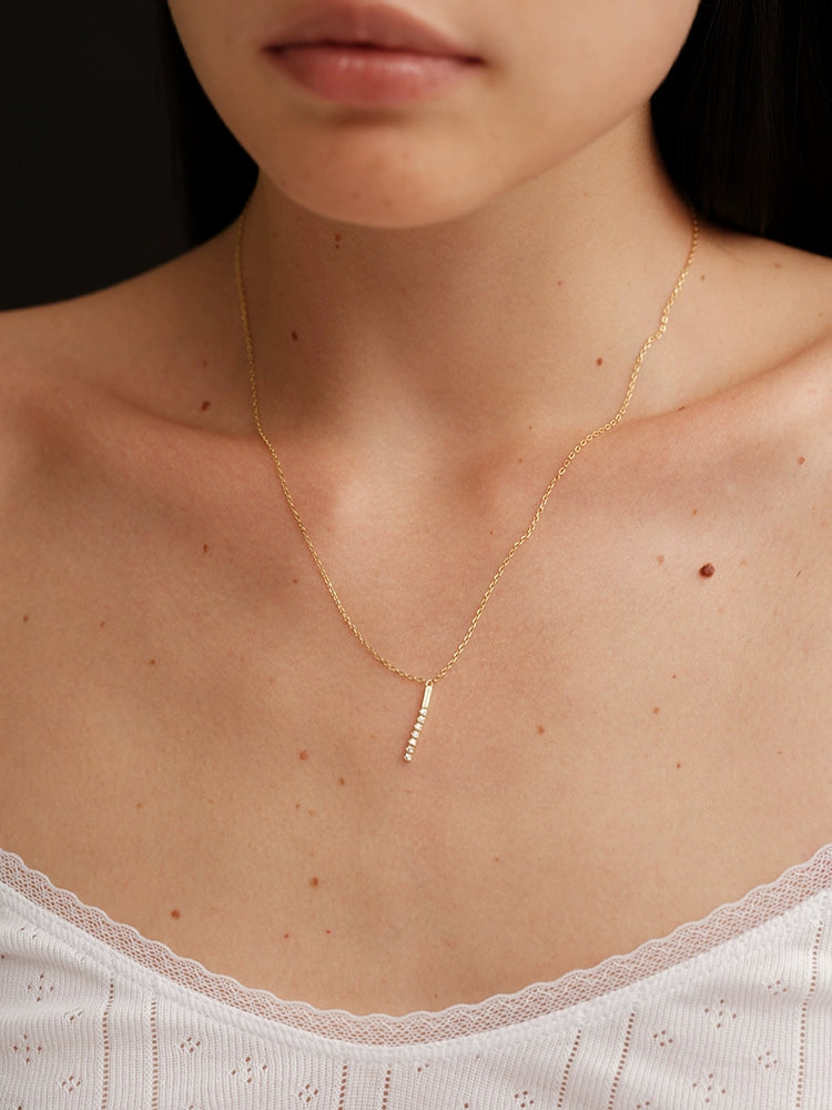 S925 Sterling Silver Comet Tassel Necklace