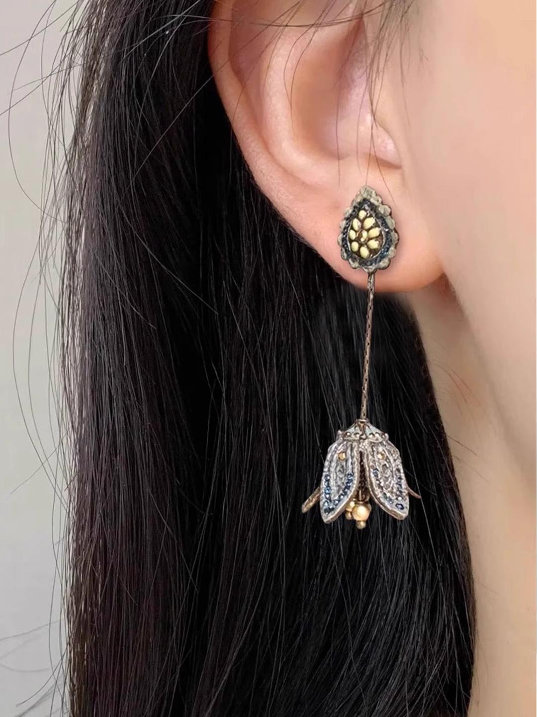 Secret Garden Bluebell Earrings