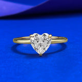 925 Silver Heart-Shaped Ring