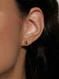 S925 Sterling Silver Moissanite Round Stud Earrings