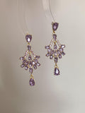 art deco dangle earrings