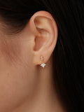 S925 Sterling Silver Starry Sparkle Stud Earrings