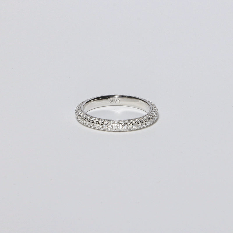 S925 Sterling Silver 1ct Moissanite Oval Princess Ring