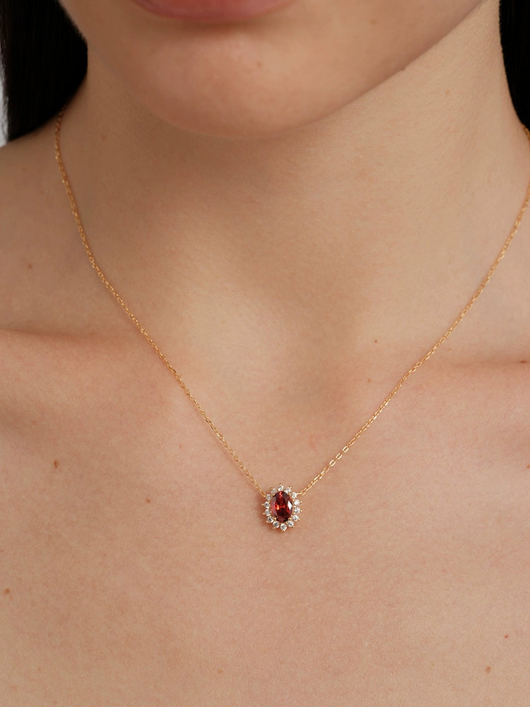 S925 Sterling Silver Vintage Princess Diana Necklace