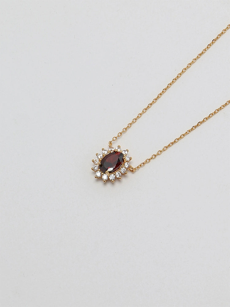 S925 Sterling Silver Vintage Princess Diana Necklace