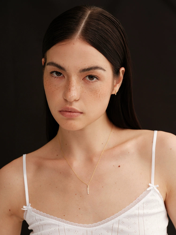 S925 Sterling Silver Comet Tassel Necklace