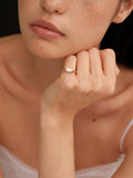S925 Sterling Silver Marquise Cubic Zirconia Ring