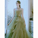 Green Forest-Inspired Graduation Dress – Elegant Host Dress