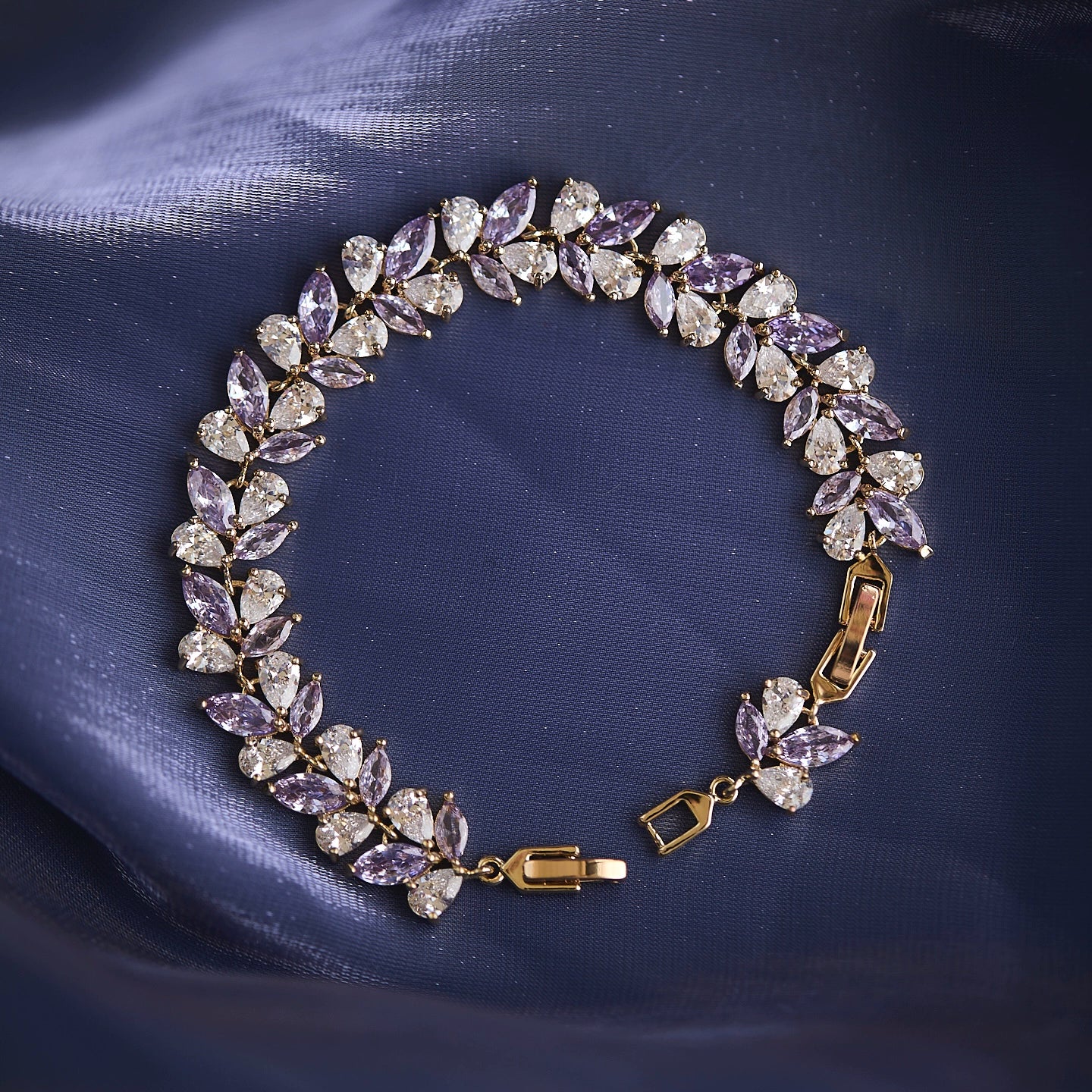 Midsummer Night’s Dream Purple Zircon Bracelet – Unique Vintage-Inspired Luxury Jewelry