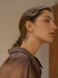 S925 Sterling Silver Pear-Shaped Mermaid Teardrop Earrings