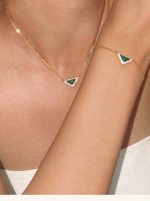 Delta Necklace- PRERDER- SHIP ON AUG 25
