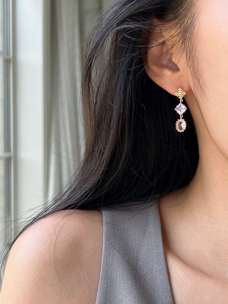 bridal teardrop earrings