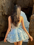 Romantic Off-Shoulder Princess Dress – Fairycore Vacation Gown