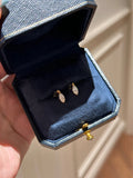 S925 Sterling Silver Marquise Cut Zircon Stud Earrings