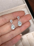 bridal teardrop earrings