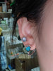 Silver Snake Wrap Moonstone Ear Cuff