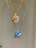 925 Silver Starlight Knot Necklace