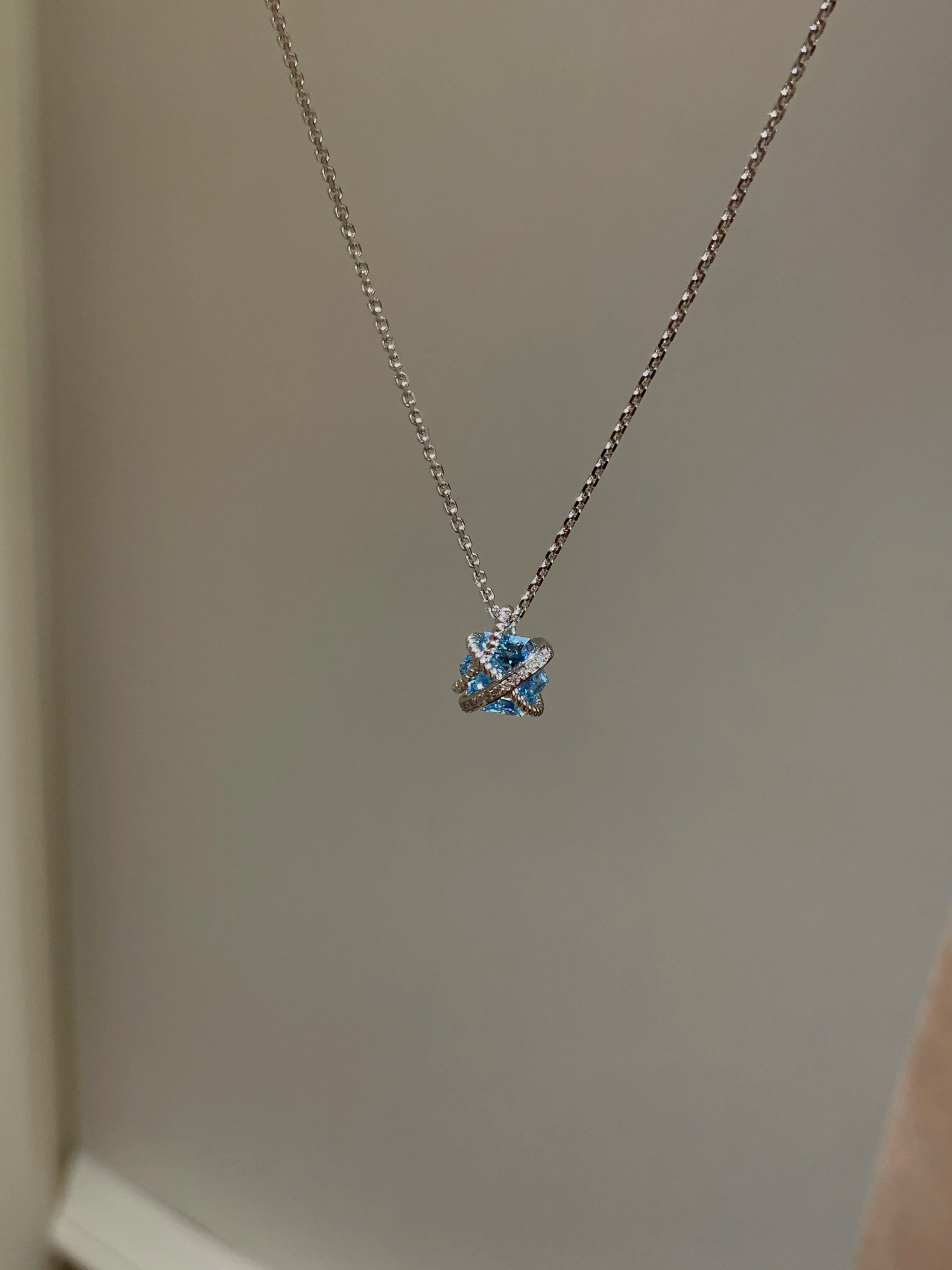 925 Silver Starlight Knot Necklace
