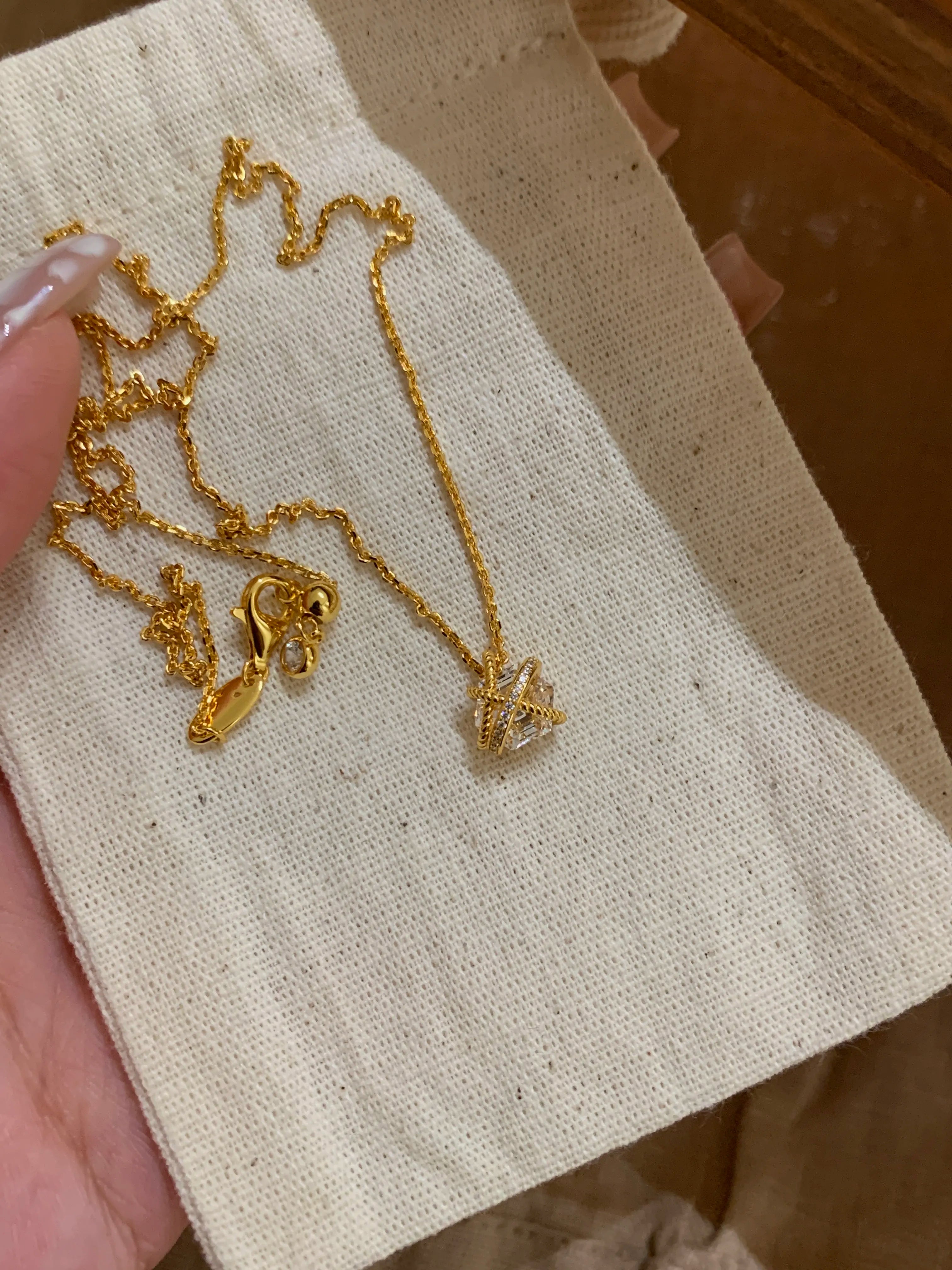 925 Silver Starlight Knot Necklace