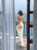 Elegant Puffy Maxi Gown Cake Dress