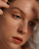 dainty silver necklace