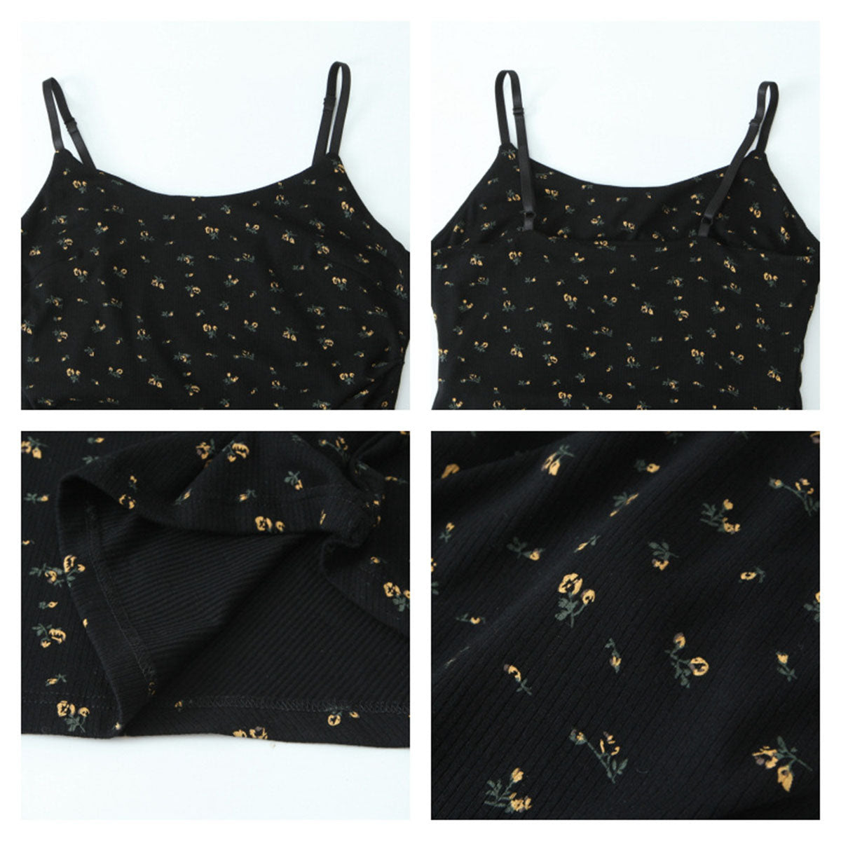 Vintage Floral Slip Dress Plus-Size no Cardigan