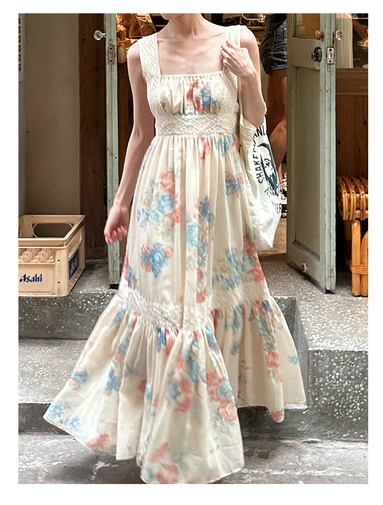 Vintage Maxi Strappy Dress