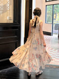 Vintage Maxi Strappy Dress