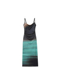 Western Gradient Slip Dress Plus-Size