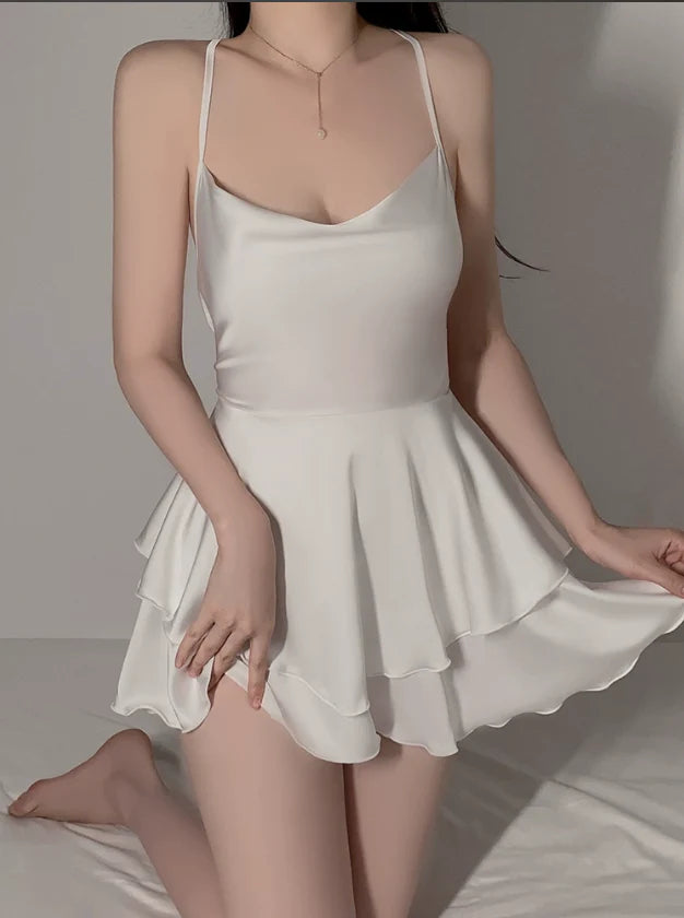 Sweet Satin Mini Dress