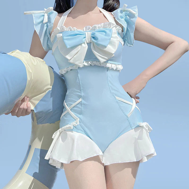 Sweet Bow Swimsuit Kawaii Y2k