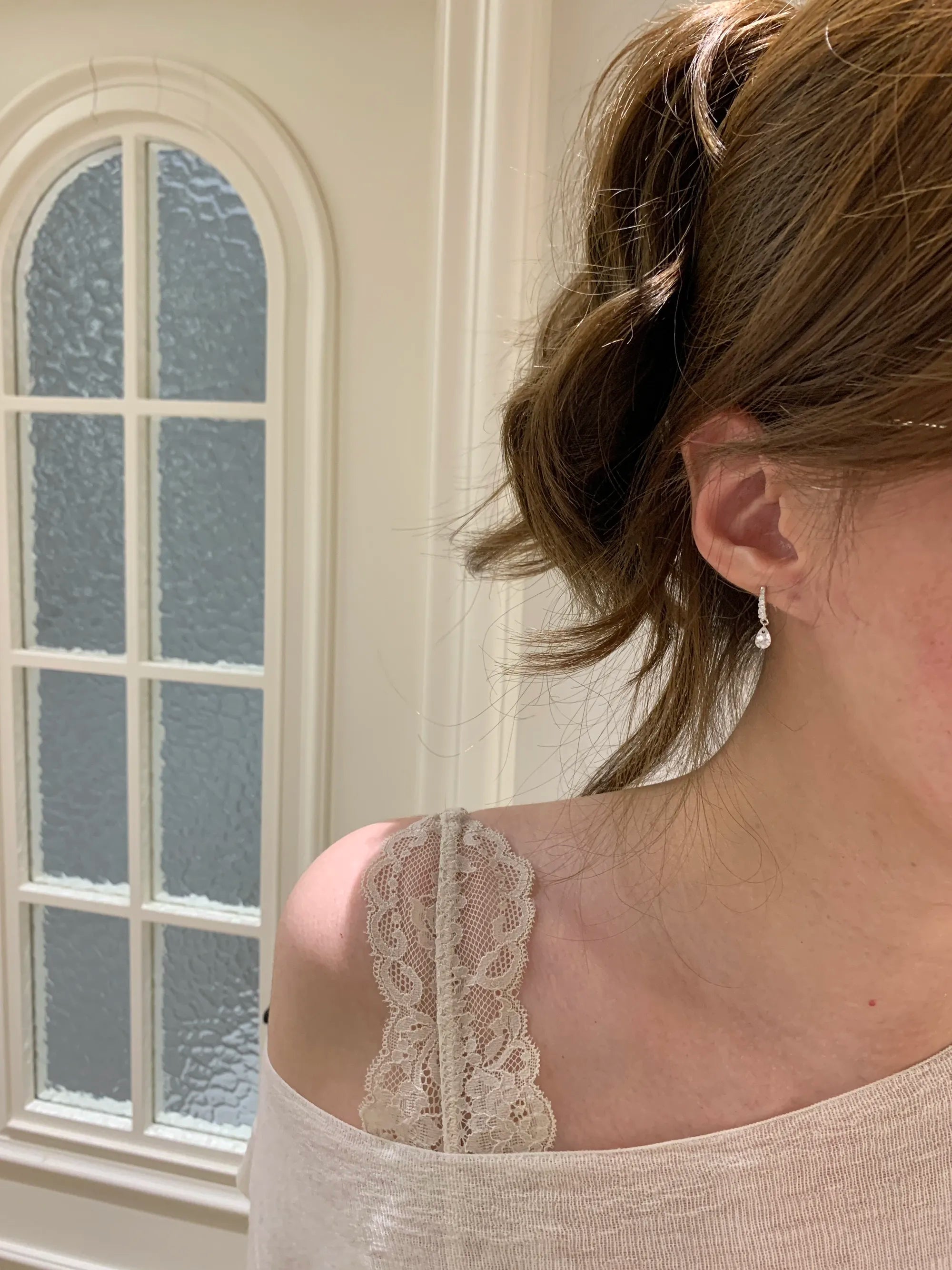 Sterling Silver Water Drop Earrings