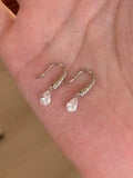 Sterling Silver Water Drop Earrings