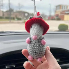 Possum Car Charm Rear View Mirror Hanging