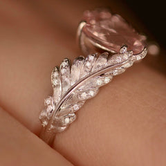 Venus Wings Feather Open Ring